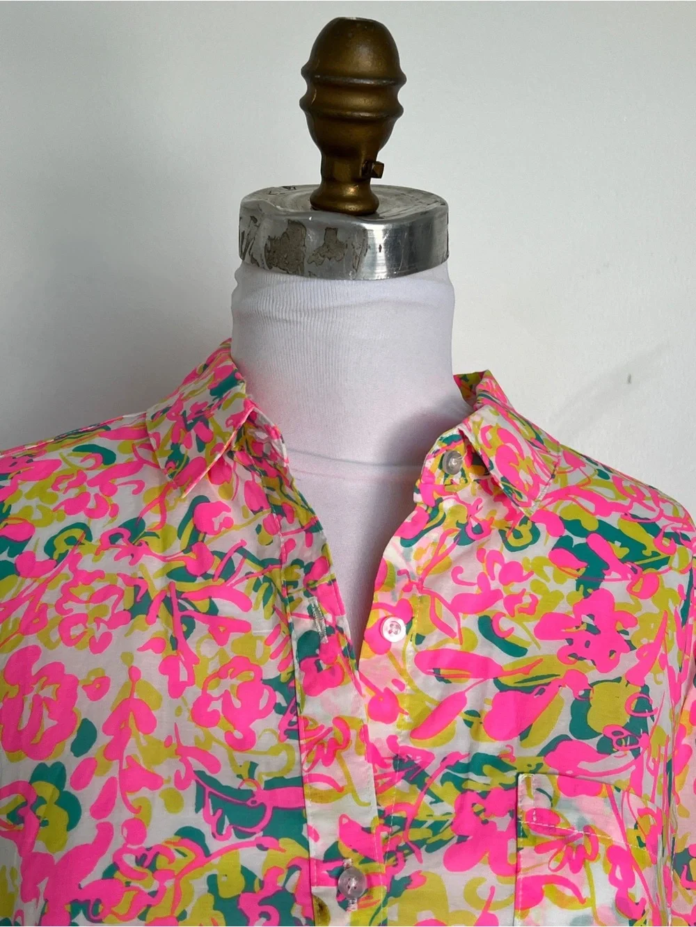 NWT! Mudpie Collins Neon‎ Floral Print Cover Up Size Small